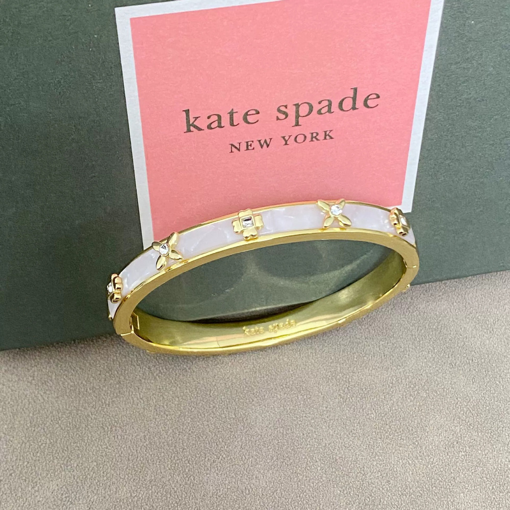 kate spade Four Leaf Clover Metal Bracelet Clasp